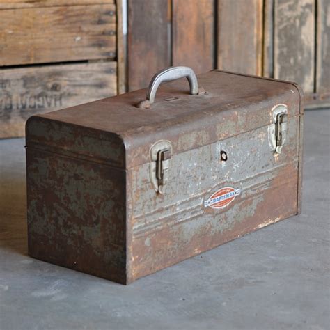 1950s tool box steel|Vintage Mechanics Tool Chest for sale .